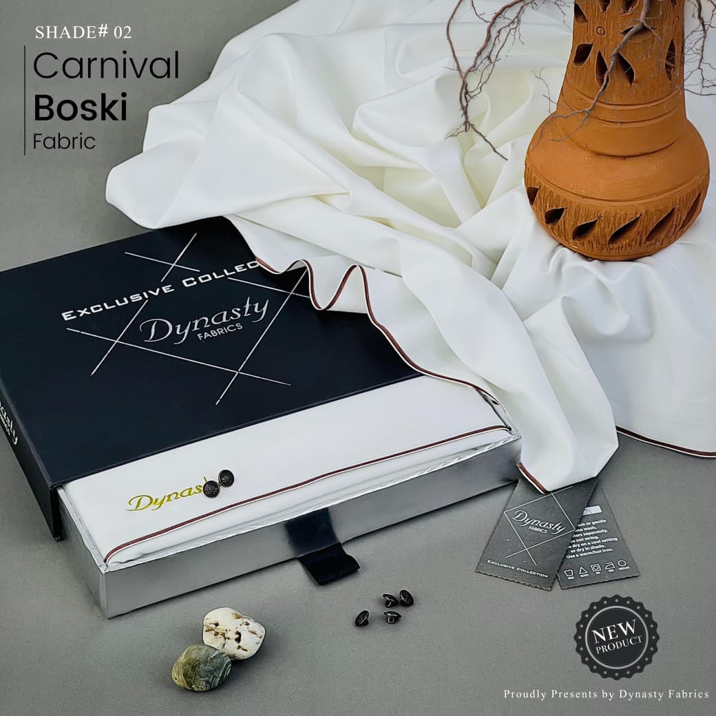 CARNIVAL Boski – Dynasty | Men’s Unstitched Fabric – SHADE# 02