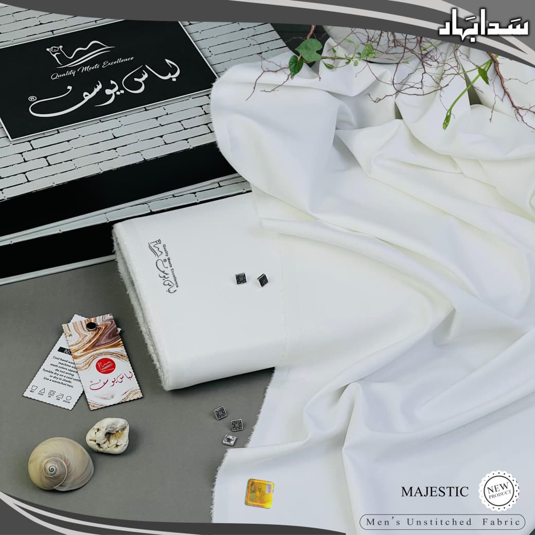 SADA BAHAR – Libas-e-Yousaf® | Men’s Unstitched Four Seasons Fabric – Majestic